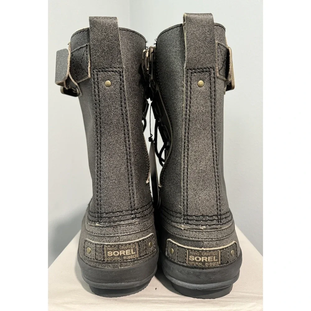 NEW In Box Sorel 64 Reserve Sherpa Lined Side Zip Waterproof Boots Mens 8